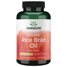 Swanson Maximum Strength Rice Bran Oil Oryzan 1,000 mg 90 Softgels