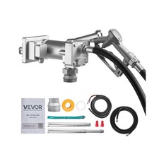Fuel Transfer Pump, 12V DC 15 GPM, Cast Iron Diesel Transfer Pump Kit, ...