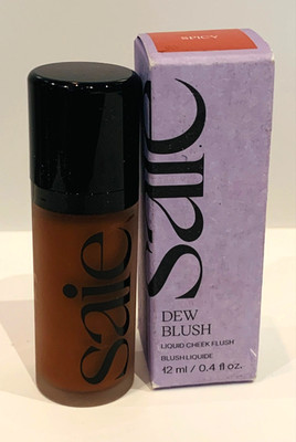Saie Dew Blush Liquid Cheek Flush 12 ml Farbton würzig, brandneu im Karton