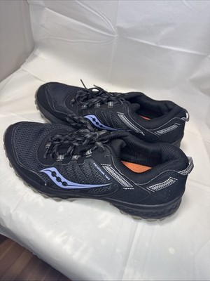 Saucony Excursion TR13 Trail Running Shoes Womens Size 9.5 Black Color