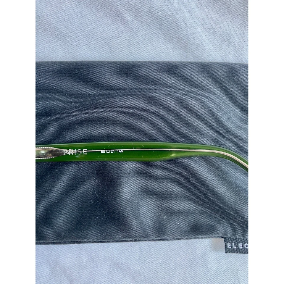 Gafas de sol eléctricas Reprise azules verdes redondas de diseñador gafas de moda Foto 4 de 4