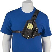 RCH-101U Universal Radio Chest Harness Shoulder Holster Pack - Adjustable Single
