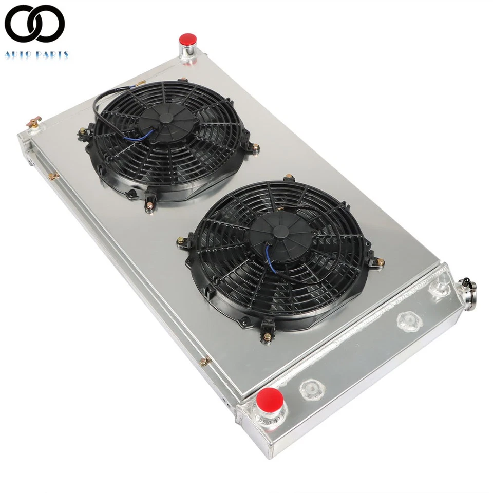 1973-1986 1987 For Chevy C/K C10 C20 C30 K10/20 3 Row Radiator Shroud Fan - Image 3 of 4