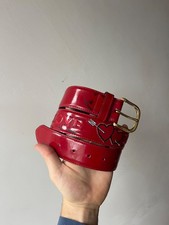 Iceberg unisex red belt leather vintage very rare