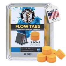 HVAC Guys Flow Tabs with Gel Lock Technology - 18 Pack - Keeps Drain 18-Pack