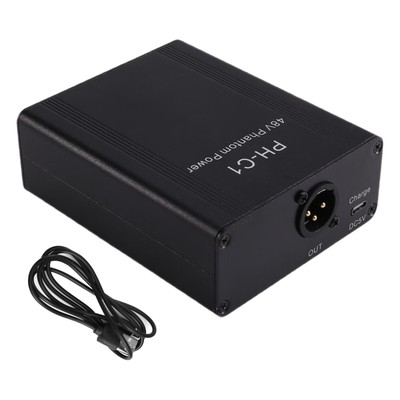 -C1 Mikrofonvorverstärker 48 V Phantomspeisung Kompakter Mikrofonverstärker6445