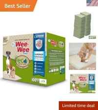 Wee-Wee Sustainable Bamboo Dog Potty Training Pads, 100 Ct
