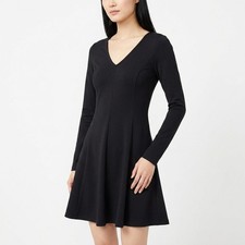 Loft Black Short Lightweight Dress Women Size 00