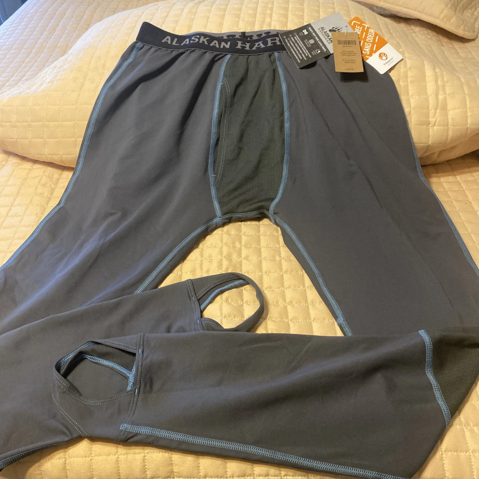 Duluth Trading Alaskan HardGear Base Layer Pants Boars Nest Men Medium NWT