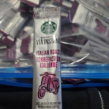 50 ct Starbucks VIA Instant Dark Italian Roast Coffee BB 9/26