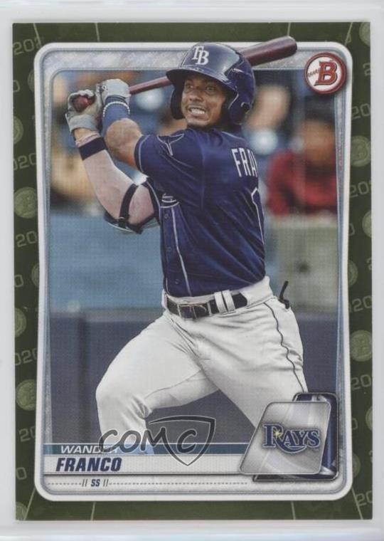 2020 Bowman Prospects Camo Wander Franco #BP-1