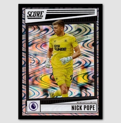 Panini Score 22-23 2023 Nick Pope Grey Swirl Parallel /25 C6088