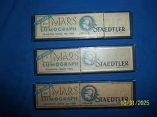 Vintage Staedtler Mars Lumograph Drawing Leads No. 1904 F/6H Lot of 2