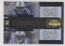 2006 Playoff Contenders Draft Class Gold 103/250 Joseph Addai Tim Jennings 0l1