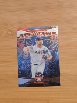 2026 Panini USA Stars & Stripes Paul Skenes FIREWORKS Insert #23 (B1)