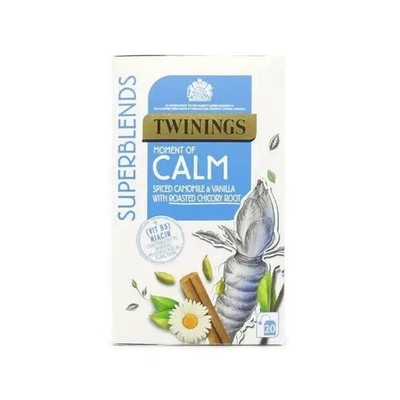 2 X twinings Superblends Moment of Calm 20 Envelopes