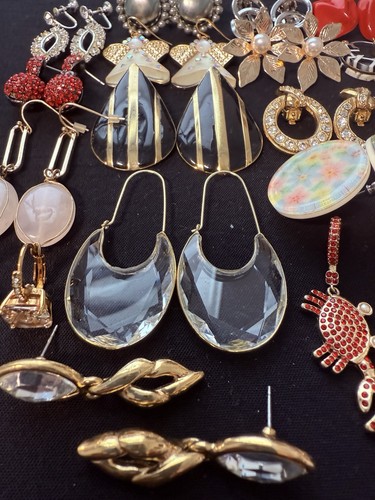 Set orecchini gioielli da vintage a nuovi lotto da collezione/spedizione combinata - Foto 8 di 8