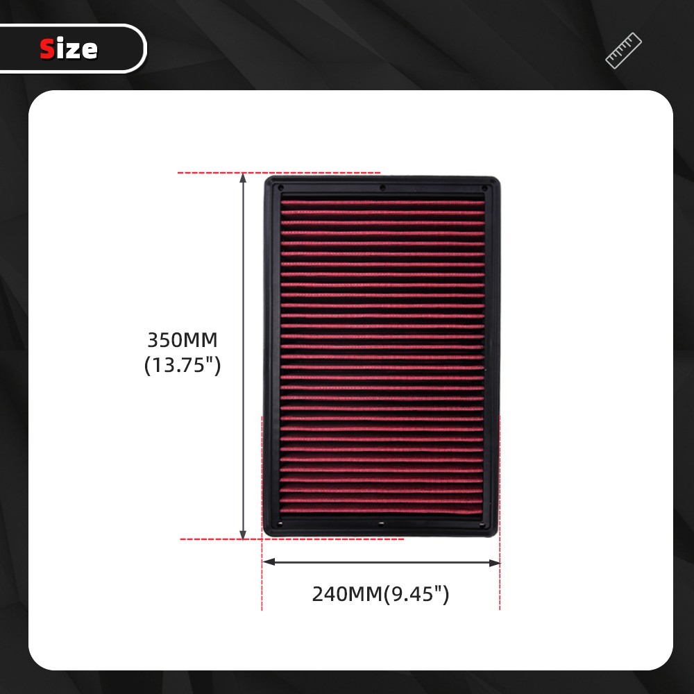 33-2247 Drop-in Panel Air Filter For Dodge Ram 1500 5.7L 03-24 2500 3500 03-18