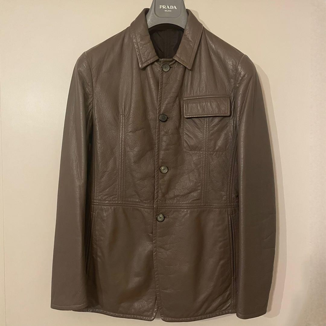 JIL SANDER by Raf simons 09aw レザージャケット RAF SIMONS PERIOD JIL SANDER 09AW REVERSIBLE LEATHER JACKET