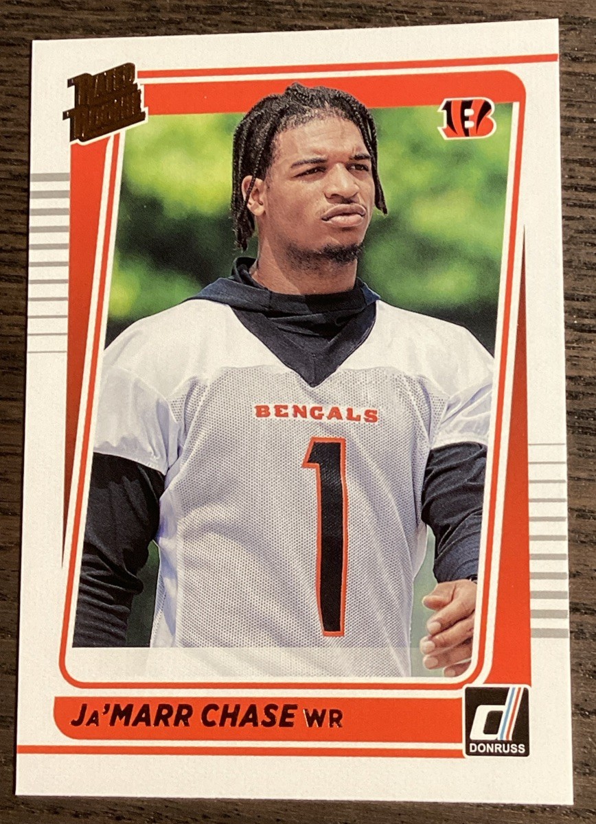 2021 Panini Donruss Rated Rookie Ja'Marr Chase #262 Portrait (RC)