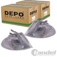 2X DEPO BLINKER SATZ WEI� VORNE passend f�r BMW 3