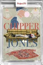 2021 Topps Project 70 CHIPPER JONES #36 by Oldmanalan ATLANTA BRAVES MVP HOF