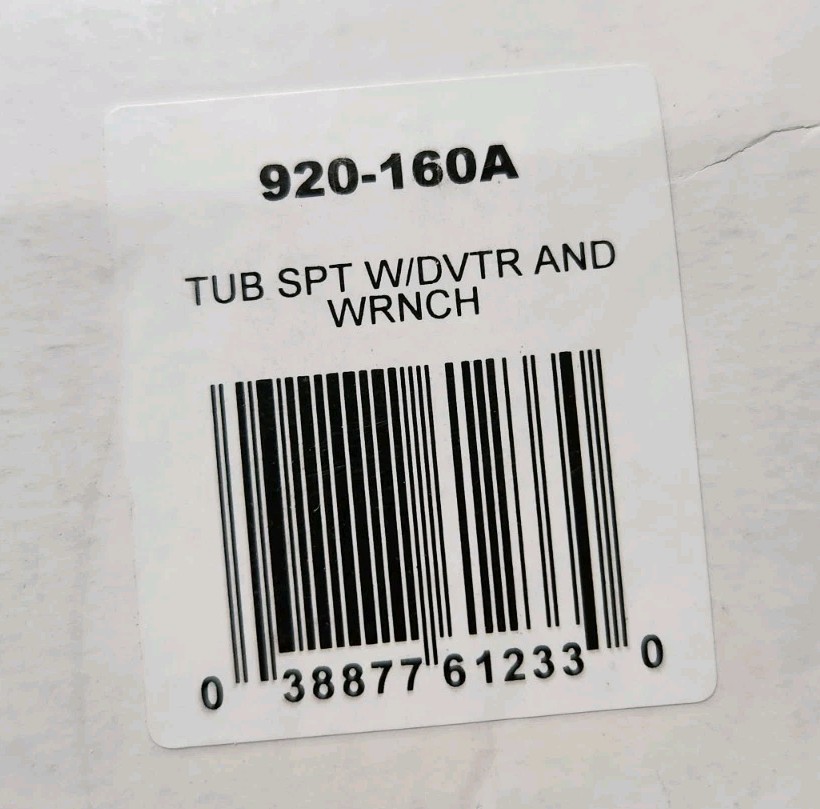Pfister 920-160A Kelen 6" Quick Connect Tub Spout, Polished Chrome