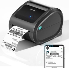 Bluetooth Shipping Label Printer 4x6 D520BT Thermal Label Printer Small Business