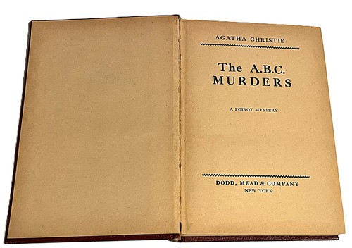 Agatha Christie The ABC Murders 1936 HC Dodd Mead & Co. A Poirot Mystery - Imagen 4 de 5