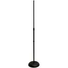 On-Stage Stands Round Base Mic Stand, Black B...