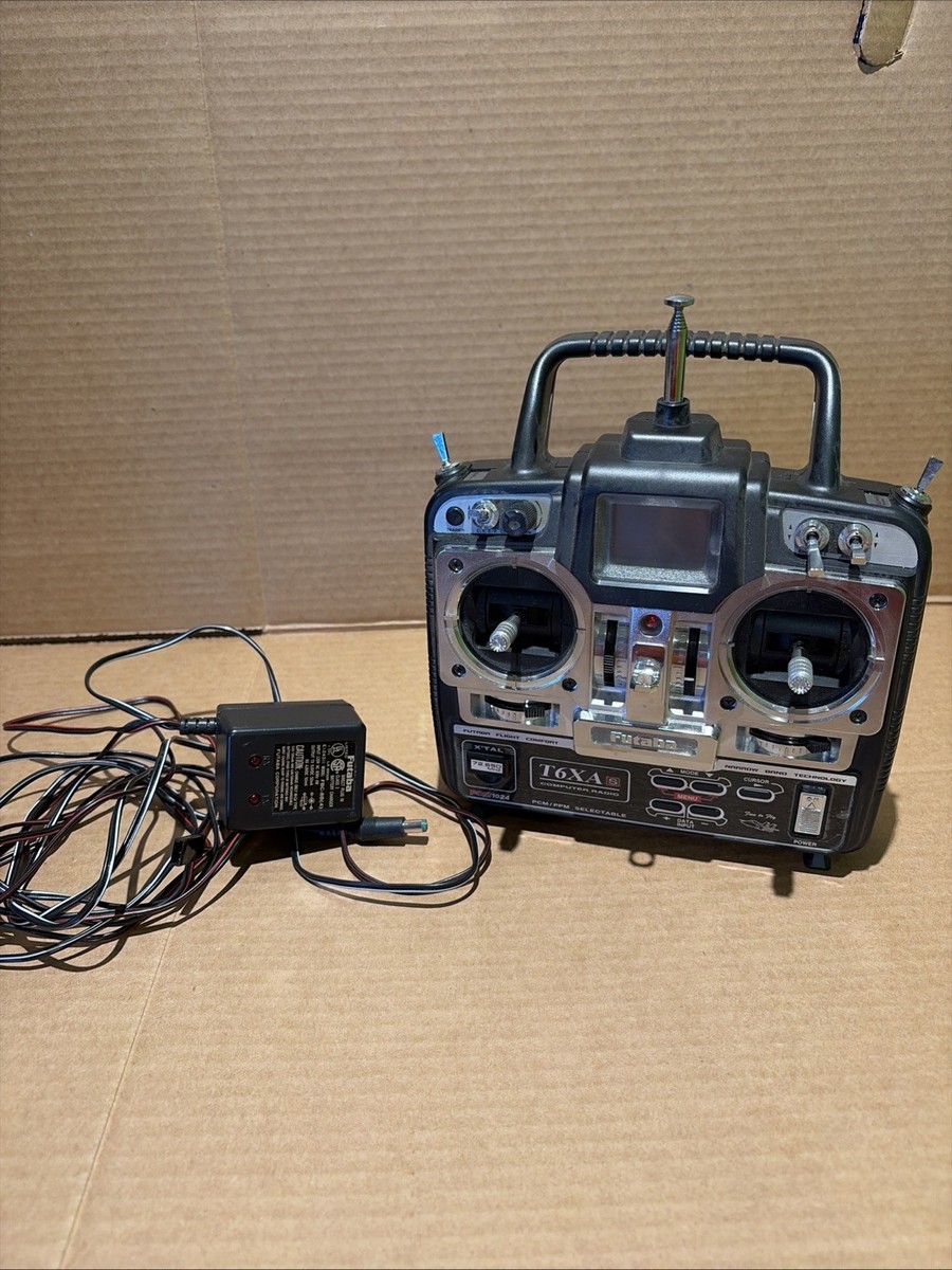 Futaba T6XA Computer Radio 6Ch 72mhz Controller With Charger