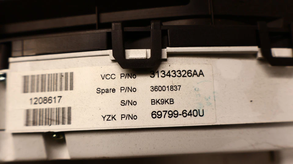 Volvo serie 60 2013 velocímetro Speedo Cluster 157 k OEM Foto 3 de 4