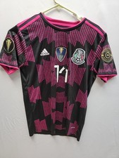Adidas Mexico Home Soccer Football Jersey Gold Cup Final 2021 Chicharito M