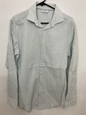 Calvin Klein Extreme Slim Fit Striped button down shirt Medium 15 15.5 32 33