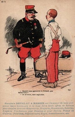 Illustrator Guillaume - When you see the colonel, what do you do?
