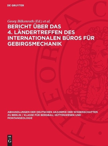 Bericht über das 4. Ländertreffen des Internationalen Büros für Gebir (Hardback)