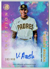 VICTOR ACOSTA 2021 Bowman Inception Prospect Autograph #PA-VA AUTO /400 RC!