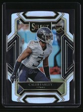 2021 Panini Select #287 Caleb Farley Silver Prizm Die Cut
