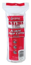 Medium-Duty Drop Cloth, Plastic, 10 x 20-Ft. - 626222