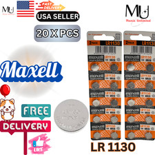 20 PCS Maxell Fresh Stock LR1130 AG10 189 389 LR541.5V MADE IN JAPAN EXP 2031