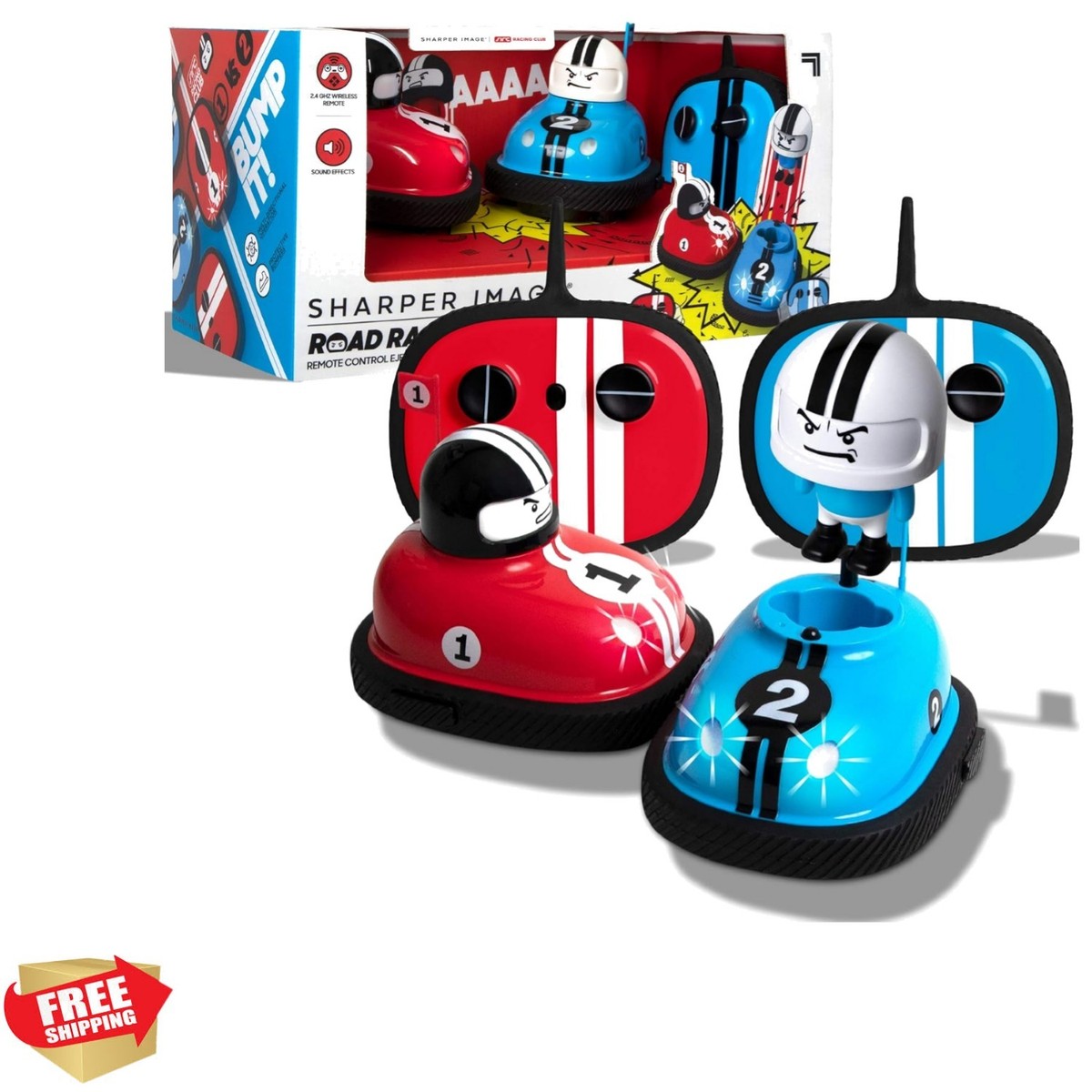 Road Rage RC Speed Bumper Cars, Mini Remote Controlled Ejector