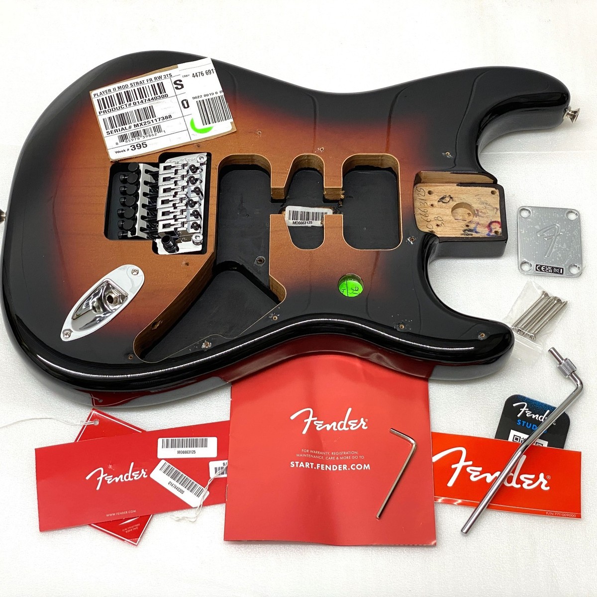 Genuine FLOYD ROSE BRIDGE Fender ALDER BODY Strat Stratocaster w