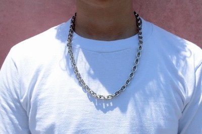 Chrome Hearts 24” Large Paper Chain Necklace – .925 Silver | eBay