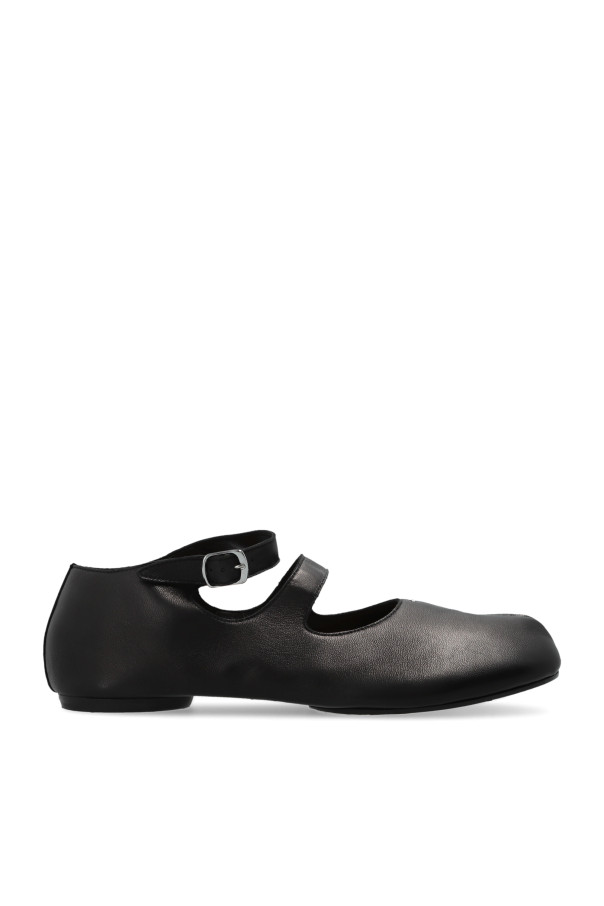 Maison Margiela - Women - Leather ballet flats - Black 242690₽
