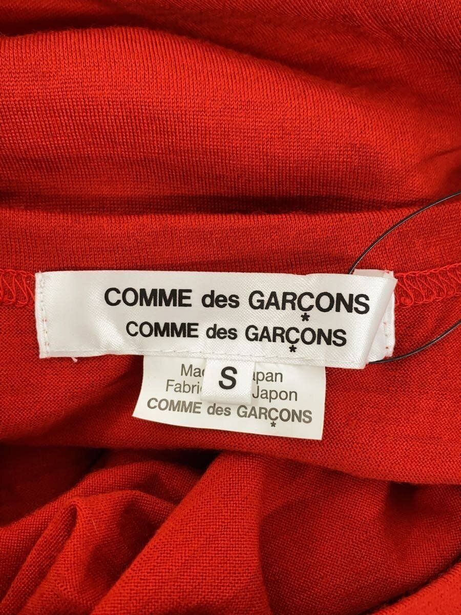COMME des GARCONS COMME des GARCONS◆長袖Tシャツ/S/ウール/RED/無地/RN-T017 COMME des GARCONS Long Sleeve T Shirt S Wool Red Plain RN