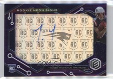 2022 Panini Elements Rookie Neon Signs Purple 16/25 Tyquan Thornton Auto 0wn0
