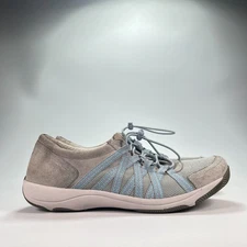 Dansko Honor Grey Blue Suede Mesh Comfort Shoes 4509941005 Women's Size EU 41