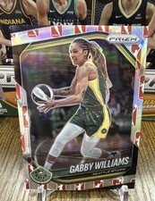 Gabby Williams 2025 WNBA Panini Prizm Logo Dicks #77 WNBA Logo Seattle Storm