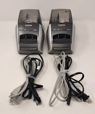 Brother QL-570 Thermal Label Printer w/ Power Cord  USB Cable, Lot of 2