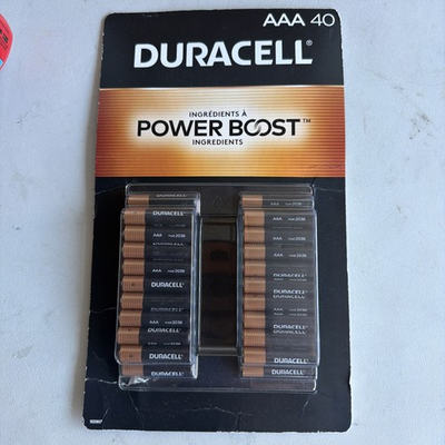 #ad Duracell Coppertop AAA Batteries with Power Boost 40 Count Pack Open Box $33.00